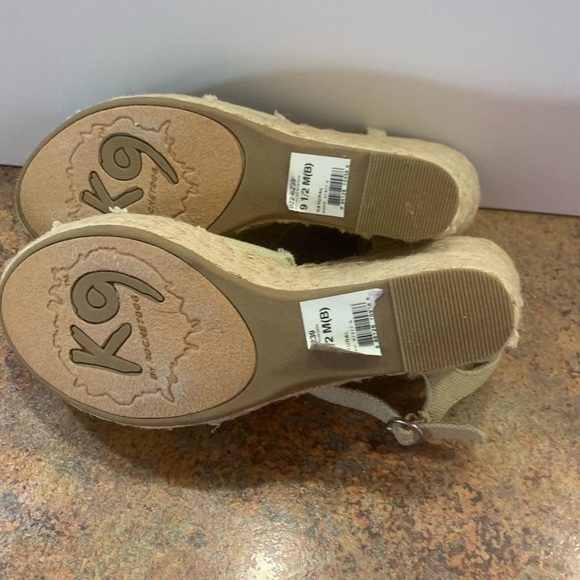 K9 by Rocket Dog Espadrille Wedge Sandals Tweed Canvas Ankle Strap 9.5 New - Picture 14 of 14